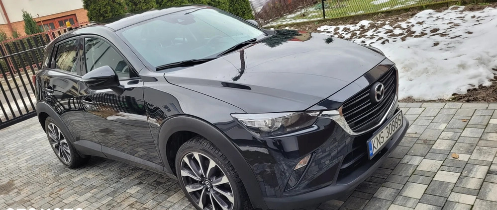 Mazda CX-3 cena 72900 przebieg: 33726, rok produkcji 2019 z Dąbrowa Górnicza małe 92